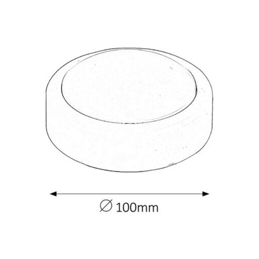 Rábalux Push light Dekor lámpa LED 0,3W kapcsolóval IP20 fehér RAB4703
