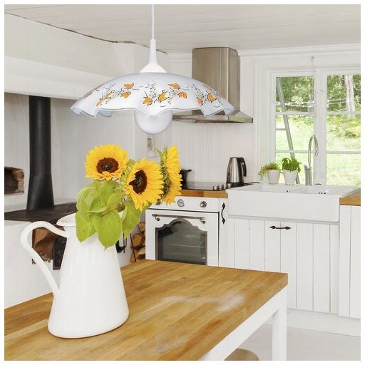 Rábalux Vino Függeszték E27 1x MAX 60W IP20 fehér RAB4782