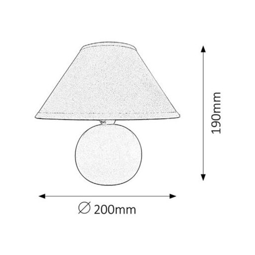 Rábalux Ariel Beltéri lámpa  E14 1x MAX 40 - RAB4904