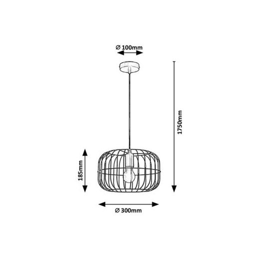 Rábalux Xenia Beltéri lámpa  E27 1x MAX 60 - RAB4919
