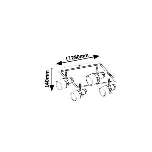 Rábalux Harold Beltéri lámpa természetes fehér LED 20 - RAB5024