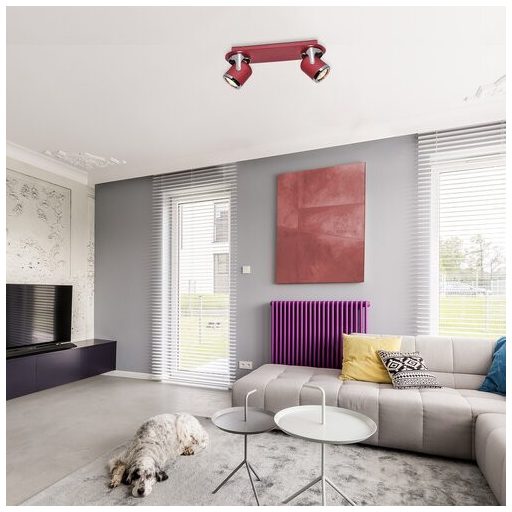 Rábalux April Spotlámpa GU10 2X MAX 5W IP20 piros RAB5038