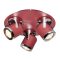 Rábalux April Spotlámpa GU10 3X MAX 5W IP20 piros RAB5039