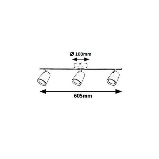 Rábalux Solange Spotlámpa LED 18W 3000K IP20 fehér RAB5047