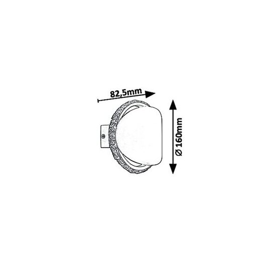 Rábalux Capriana Beltéri lámpa természetes fehér LED 6 - RAB5049