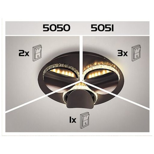 Rábalux Capriana Beltéri lámpa természetes fehér LED 18 - RAB5050