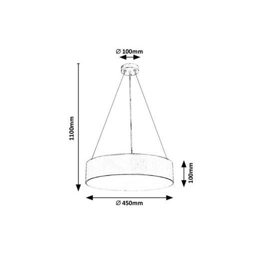 Rábalux Renata Beltéri lámpa  E27 3x MAX 10 - RAB5082