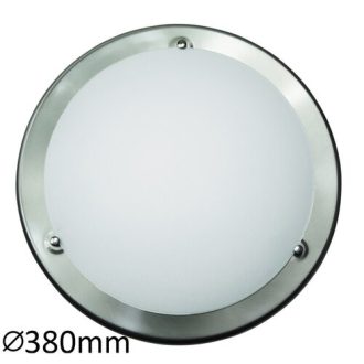   Rábalux Ufo Mennyezeti lámpa E27 2x MAX 60W IP20 szatin króm RAB5151