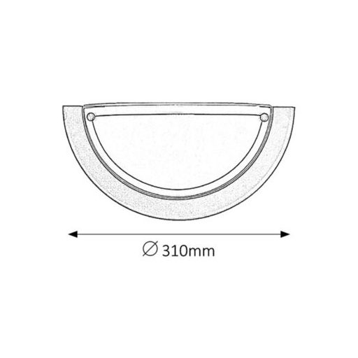 Rábalux Ufo Beltéri lámpa  E27 1x MAX 60 - RAB5163
