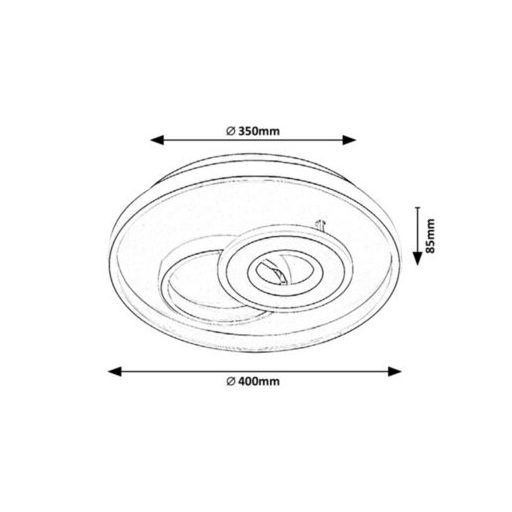 Rábalux Celinda Beltéri lámpa természetes fehér LED 40 - RAB5230