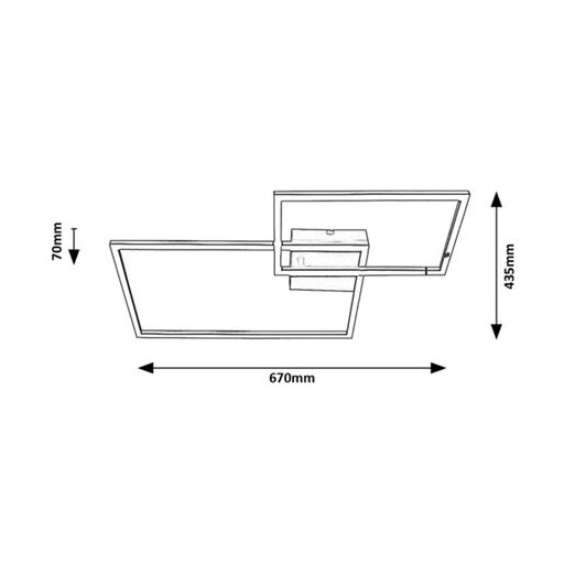 Rábalux Ocean Beltéri lámpa természetes fehér LED 26 - RAB5256