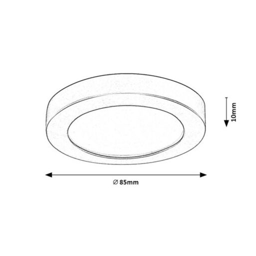 Rábalux Coco Beltéri lámpa természetes fehér LED 3 - RAB5275