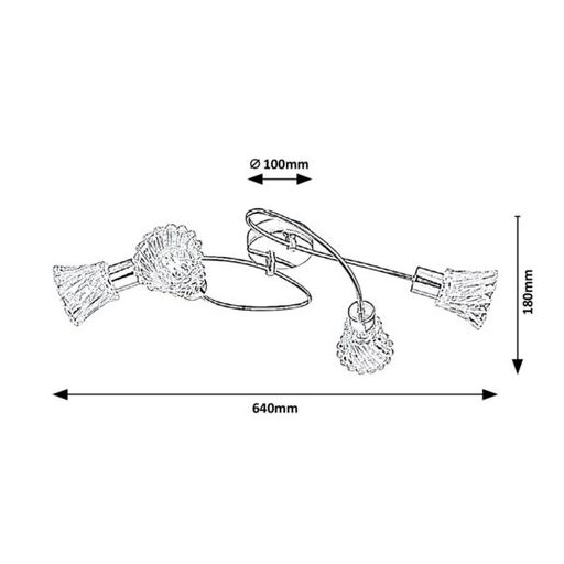 Rábalux Hestia Beltéri lámpa  E14 4x MAX 40 - RAB5302