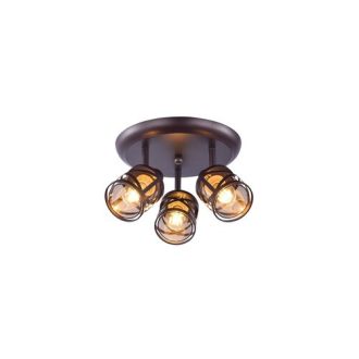 Rábalux Oberon Spotlámpa E14 3x MAX 40W IP20 barna RAB5337