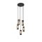 Rábalux Oberon Függeszték E14 5x MAX 40W IP20 barna RAB5340