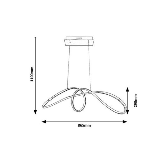 Rábalux Aisha Beltéri lámpa természetes fehér LED 38 - RAB5358