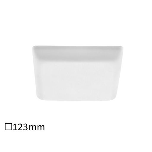 Rábalux Oleg Ráépíthető és Beépíthető lámpa LED 123x123mm 12W 4000K IP65/IP20 fehér RAB5372