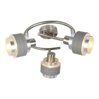   Rábalux Basil Spotlámpa E14 3X MAX 10W IP20 szatin króm RAB5381