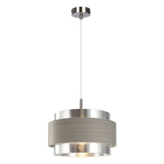   Rábalux Basil Függeszték E27 1x MAX 40W IP20 szatin króm RAB5383