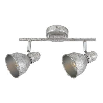   Rábalux Thelma Spotlámpa E14 2x MAX 40W IP20 antik ezüst RAB5387
