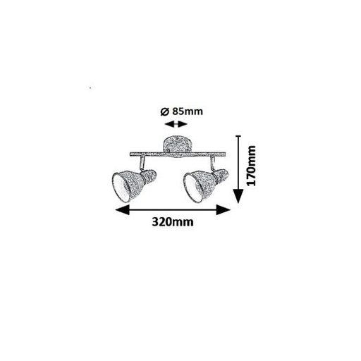 Rábalux Thelma Beltéri lámpa  E14 2x MAX 40 - RAB5387