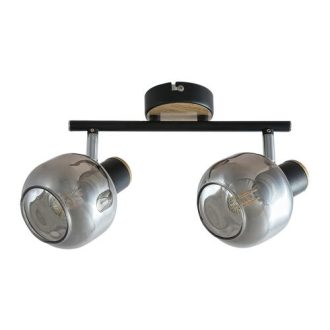   Rábalux Salazar Spotlámpa E14 2x MAX 40W IP20 tölgy RAB5398