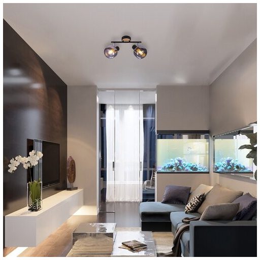 Rábalux Salazar Spotlámpa E14 2x MAX 40W IP20 tölgy RAB5398