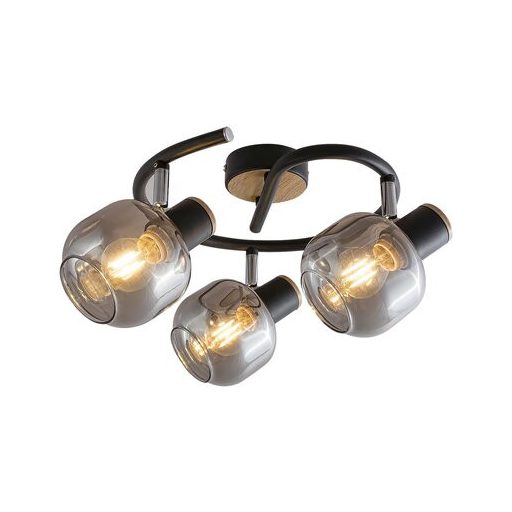 Rábalux Salazar Spotlámpa E14 3x MAX 40W IP20 tölgy RAB5399