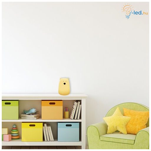 Rábalux Baloo Dekor lámpa LED 0,6W RGB, beépített tölthető akkumulátor, kapcsolóval 3000K IP20 fehér RAB5409