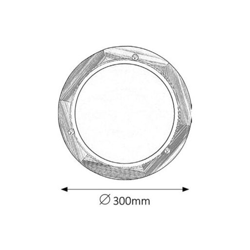 Rábalux Ufo Beltéri lámpa  E27 1x MAX 60 - RAB5411