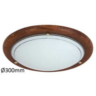   Rábalux Ufo Mennyezeti lámpa E27 1x MAX 60W IP20 tölgy RAB5417