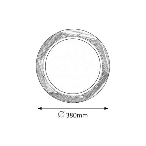 Rábalux Ufo Beltéri lámpa  E27 2x MAX 60 - RAB5421
