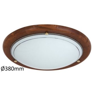   Rábalux Ufo Mennyezeti lámpa E27 2x MAX 60W IP20 tölgy RAB5427