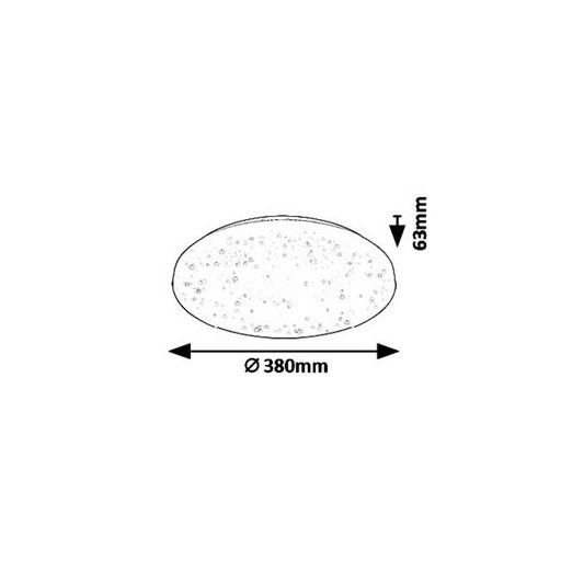 Rábalux Rob Beltéri lámpa természetes fehér LED 32 - RAB5436