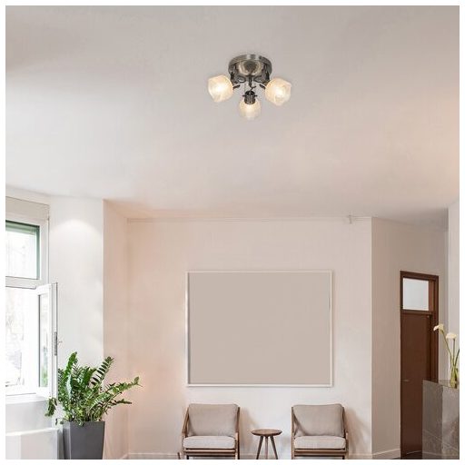 Rábalux Francis Spotlámpa E14 3X MAX 28W IP20 szatin króm RAB5439