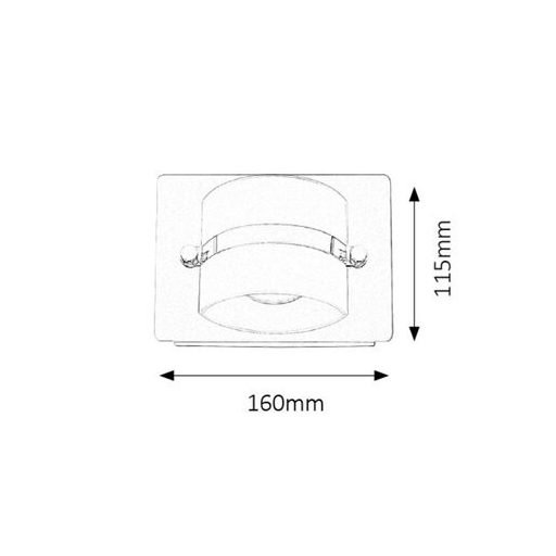 Rábalux Tony Beltéri lámpa természetes fehér LED 5 - RAB5489