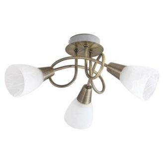   Rábalux Jenna Mennyezeti lámpa E14 3x MAX 40W IP20 antik bronz RAB5533