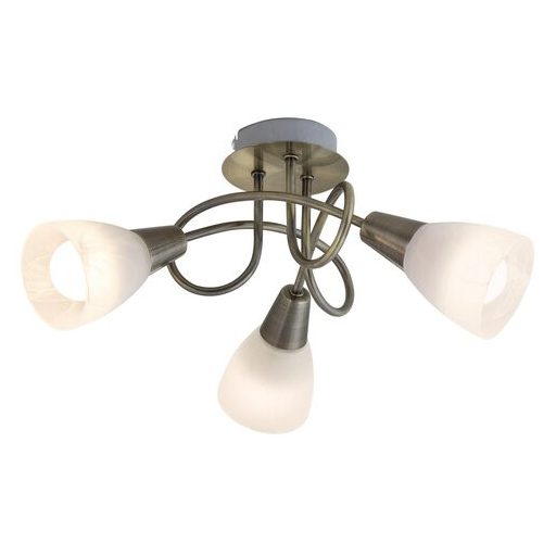 Rábalux Jenna Mennyezeti lámpa E14 3x MAX 40W IP20 antik bronz RAB5533