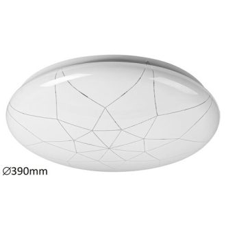   Rábalux Damien Mennyezeti lámpa LED 24W WiFi kapcsolattal vezérelhető, CCT, dimmelhető, távirányítóval, időzítő funkció, állítható színhőmérséklet IP20 fehér RAB5540