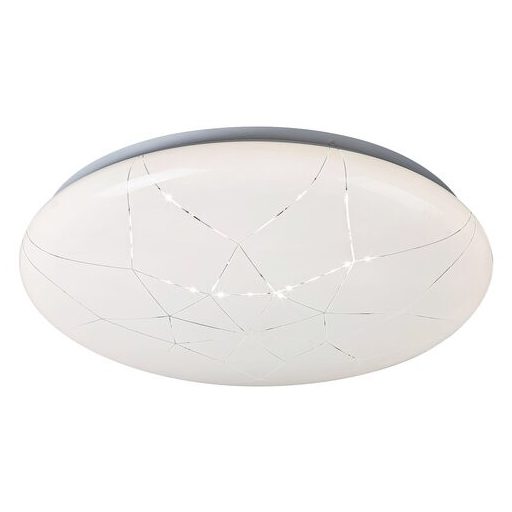 Rábalux Damien Mennyezeti lámpa LED 24W WiFi kapcsolattal vezérelhető, CCT, dimmelhető, távirányítóval, időzítő funkció, állítható színhőmérséklet IP20 fehér RAB5540