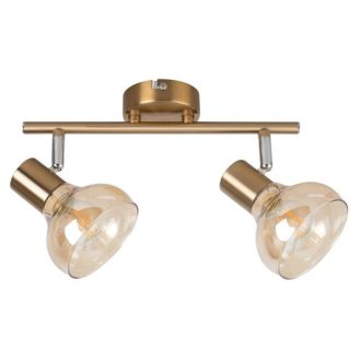   Rábalux Holly Spotlámpa E14 2x MAX 40W IP20 antik arany RAB5547