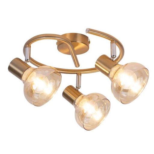 Rábalux Holly Spotlámpa E14 3x MAX 40W IP20 antik arany RAB5549