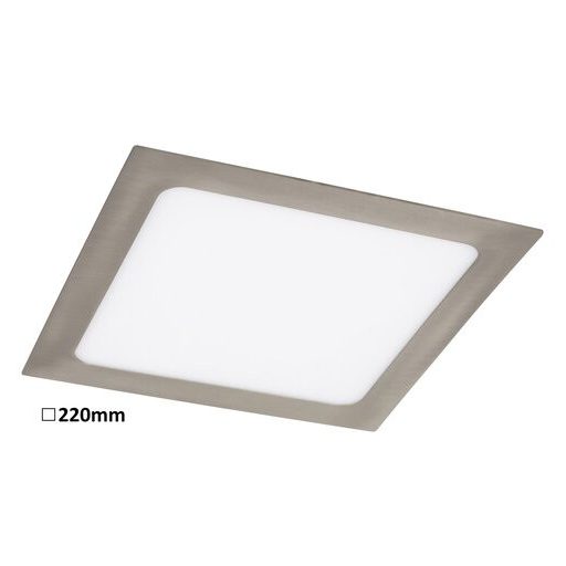 Rábalux Lois Ráépíthető és Beépíthető lámpa LED 220x220mm 18W 3000K IP20 szatin króm RAB5583