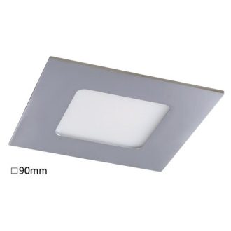  Rábalux Lois Ráépíthető és Beépíthető lámpa LED 90x90mm 3W 4000K IP44 króm RAB5586