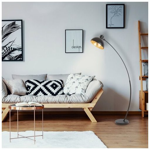 Rábalux Otto Állólámpa E27 1x MAX 60W lábkapcsolóval IP20 matt fekete RAB5592