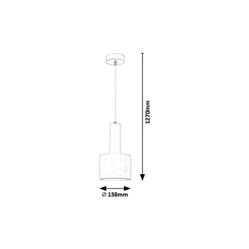 Rábalux Elliot Függeszték E14 1x MAX 25W IP20 fehér RAB5601