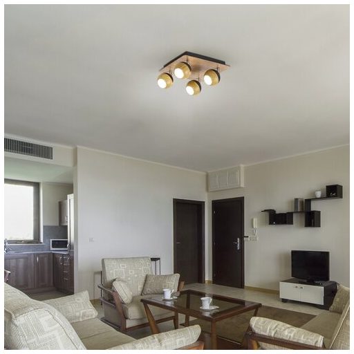 Rábalux Arthur Spotlámpa GU10 4x MAX 35W IP20 tölgy RAB5616