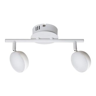   Rábalux Hedwig Spotlámpa LED 2x 4W CCT, dimmelhető, távirányítóval, állítható színhőmérséklet: 2700 5000 K IP20 matt fehér RAB5623