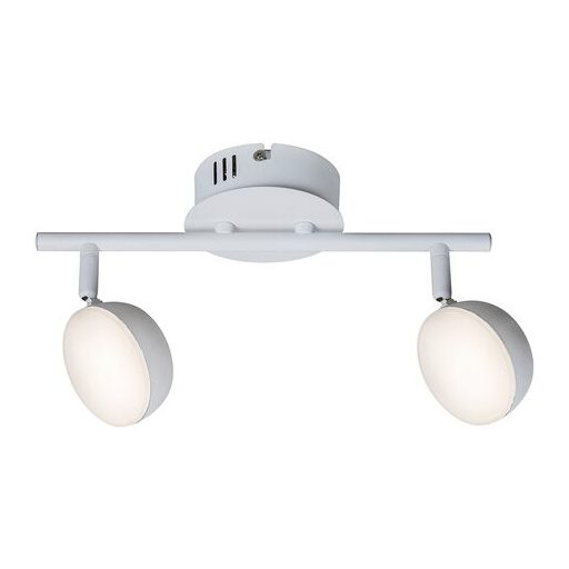 Rábalux Hedwig Spotlámpa LED 2x 4W CCT, dimmelhető, távirányítóval, állítható színhőmérséklet: 2700 5000 K IP20 matt fehér RAB5623