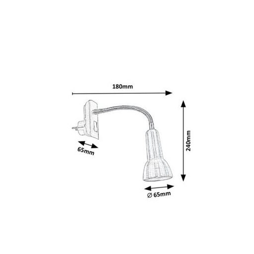 Rábalux Anja Beltéri lámpa  E14 1x MAX 40 - RAB5672